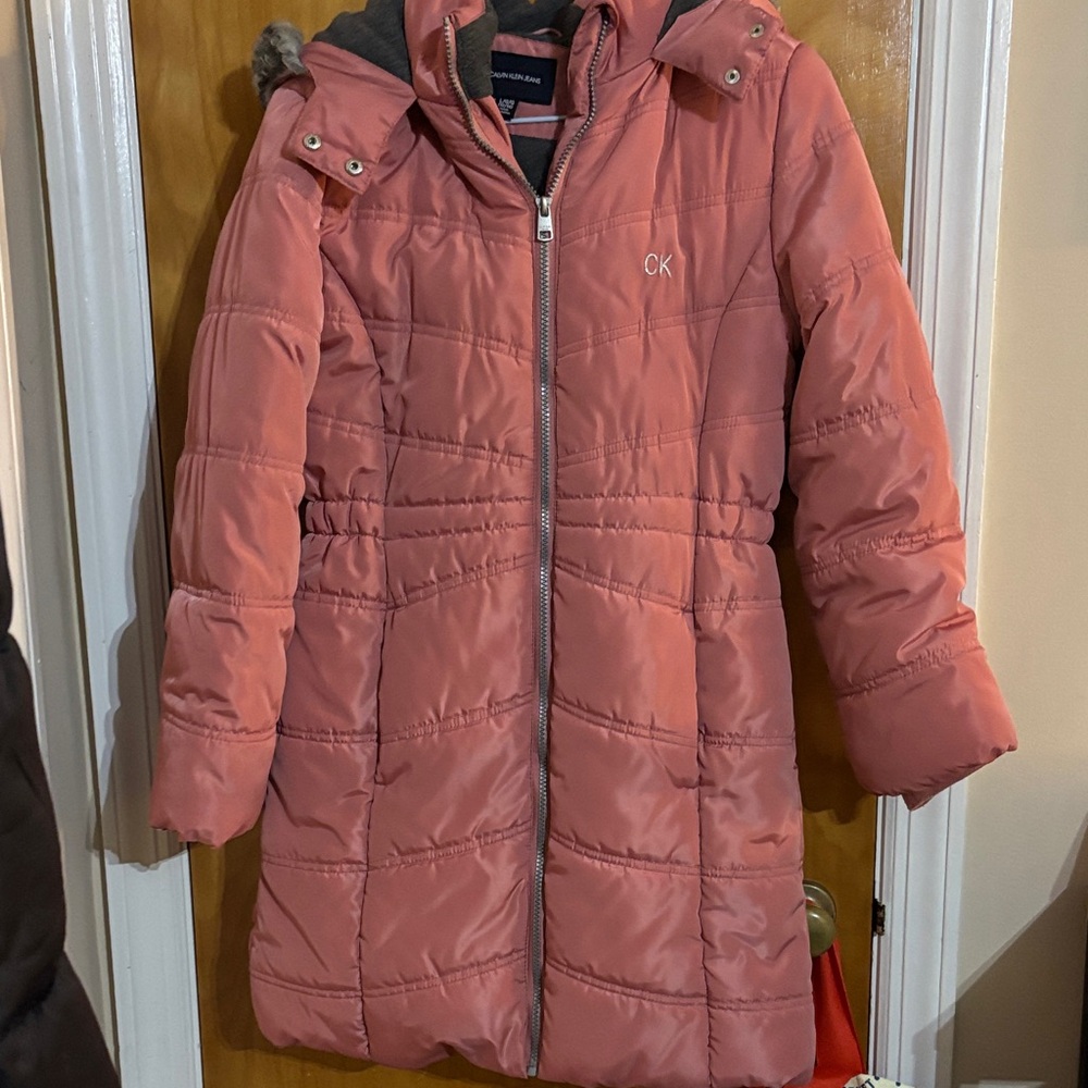 Calvin Klein Kids Coral Puffer Jacket